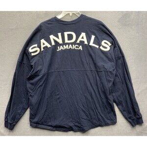 Sprit Jersey Shirt Women's Sandals Jamaica Pullover Navy Blue Team Spirit XXL